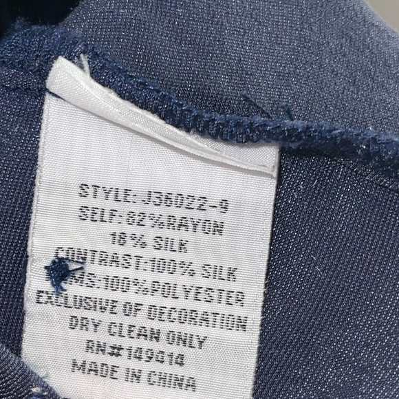 Johnny Was Tiarei Raglan Tiered Floral Embroidered crushed Velvet Midi Dress xl - Picture 12 of 12